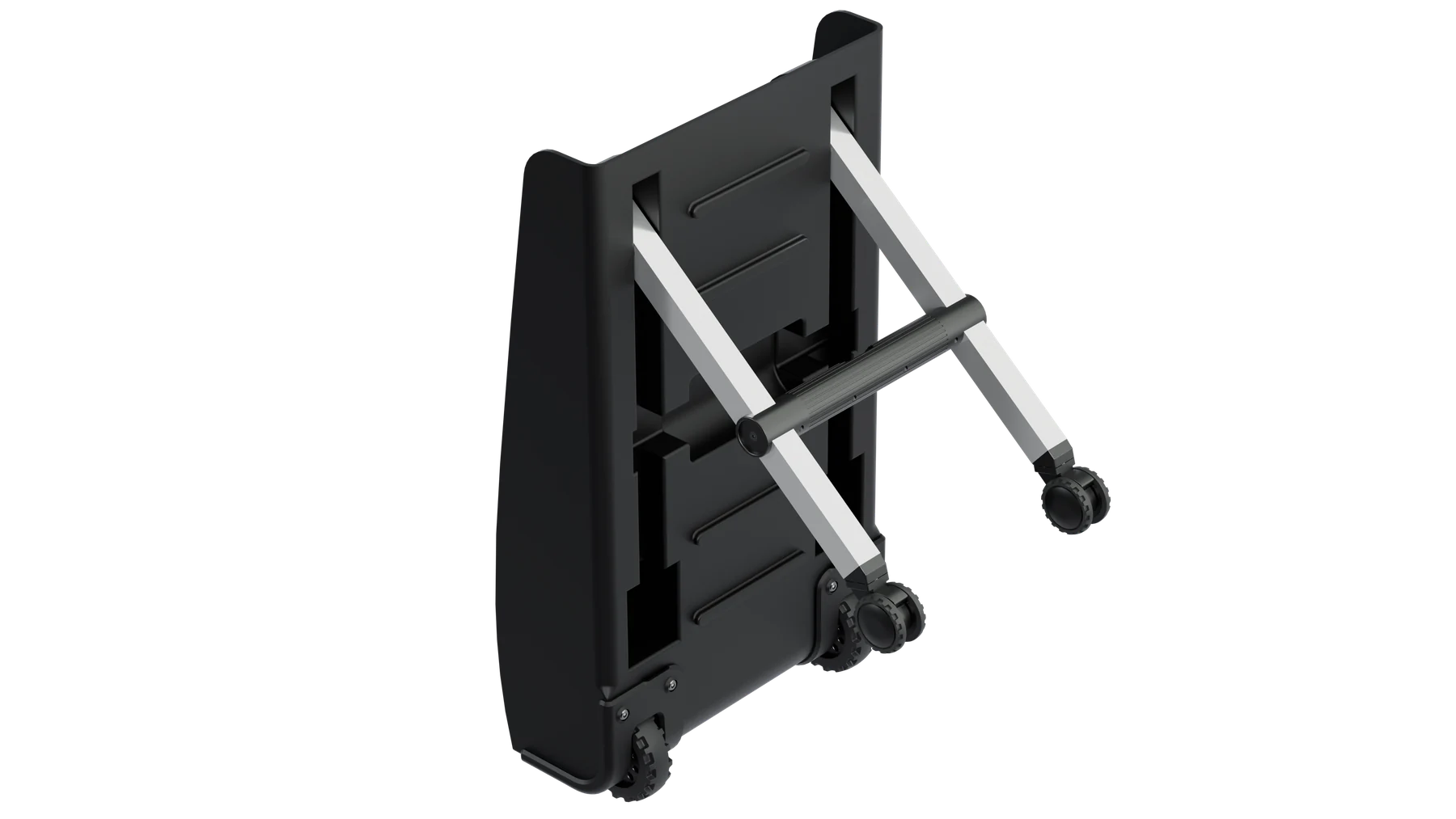 Wheelhouse rendering with support legs partway through deployment