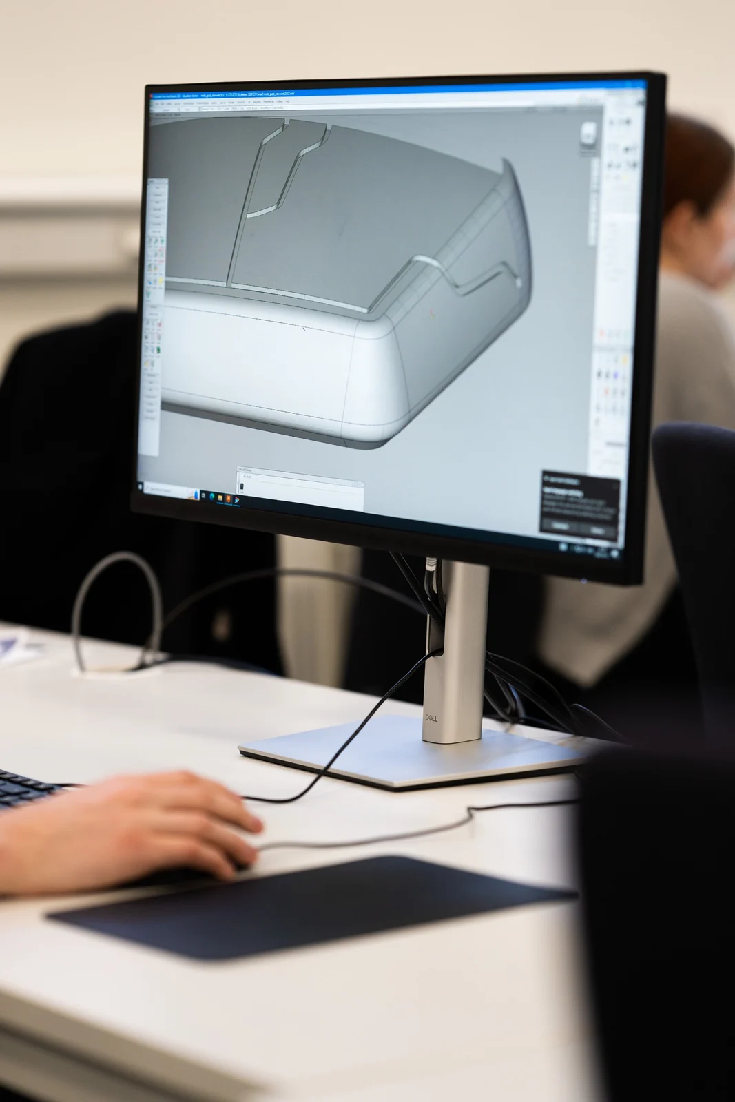 Digital CAD development of the Moto Guzzi robot vacuum